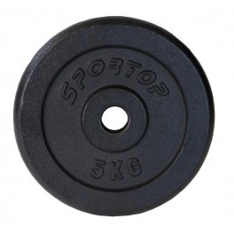 Obciążenie żeliwne 5kg Sportop