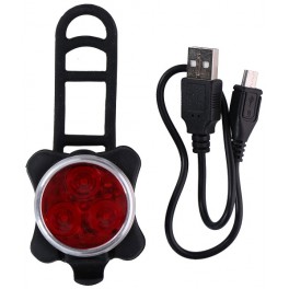 Tylne światło LED na USB do roweru Dunlop 